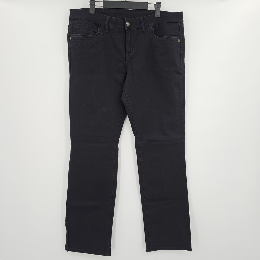 dEliA*s Jeans MORGAN Womens Size 17 Bootcut Black Y2K Vintage